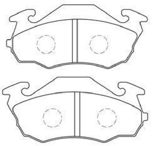 AISIN F1N003 - Brake Pad Set, disc brake