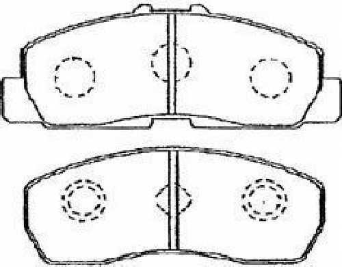 AISIN F1N005 - Brake Pad Set, disc brake