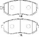 AISIN F1N018 - Brake Pad Set, disc brake SUBARU