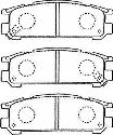 AISIN F2N012 - Brake Pad Set, disc brake