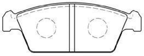 AISIN H1N005 - Brake Pad Set, disc brake