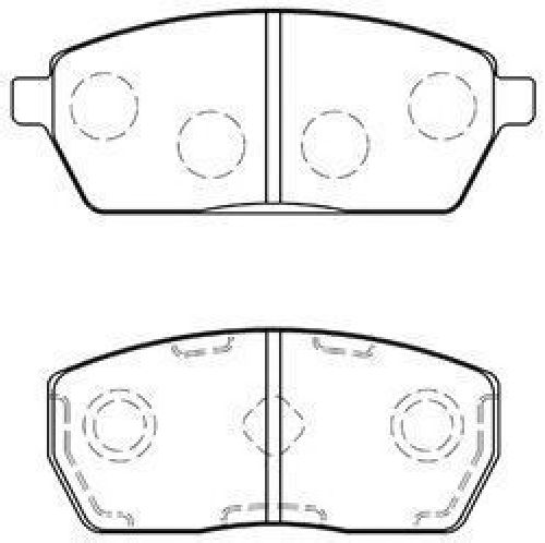 AISIN H1N006 - Brake Pad Set, disc brake