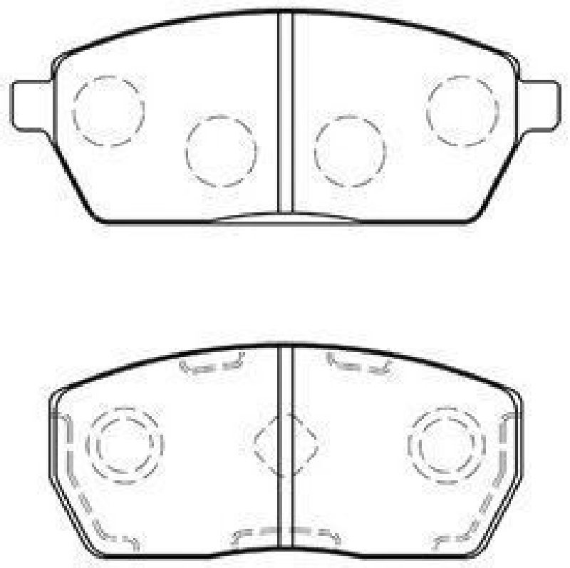 AISIN H1N006 - Brake Pad Set, disc brake