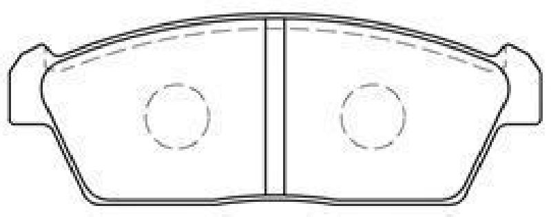 AISIN H1N008 - Brake Pad Set, disc brake