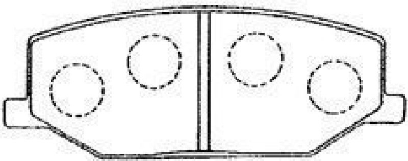 AISIN H1N011 - Brake Pad Set, disc brake Front Axle SUZUKI