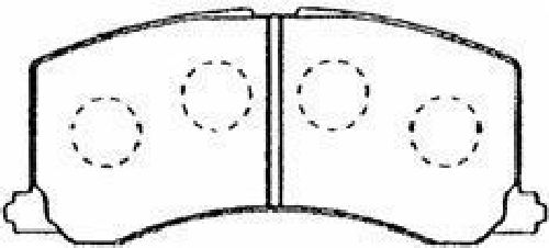 AISIN H1N016 - Brake Pad Set, disc brake