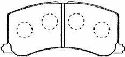 AISIN H1N016 - Brake Pad Set, disc brake