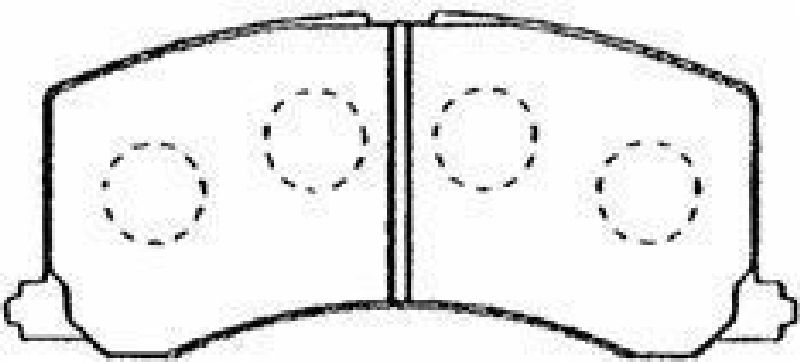 AISIN H1N016 - Brake Pad Set, disc brake