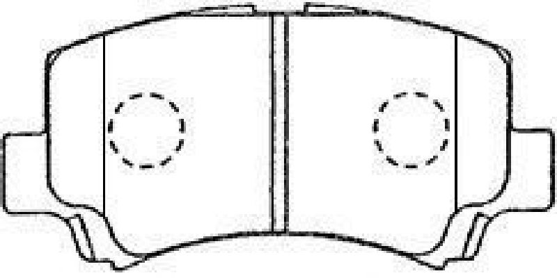 AISIN H1N020 - Brake Pad Set, disc brake