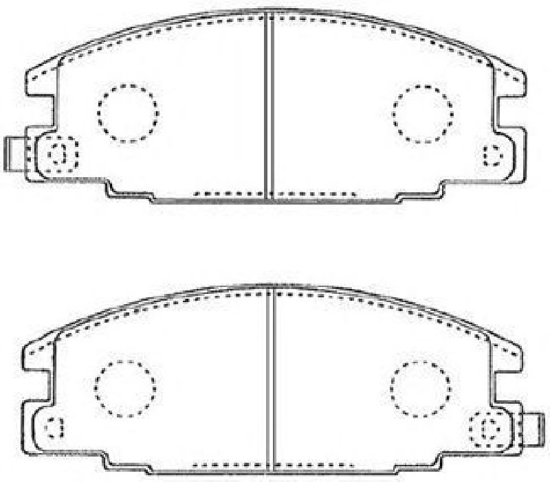 AISIN J1N010 - Brake Pad Set, disc brake