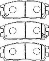 AISIN J2N016 - Brake Pad Set, disc brake