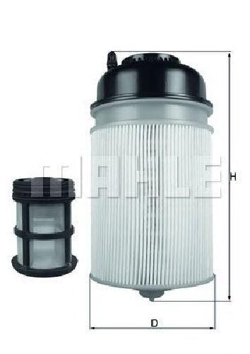 KX 400 KIT KNECHT 72378697 - Fuel filter MERCEDES-BENZ