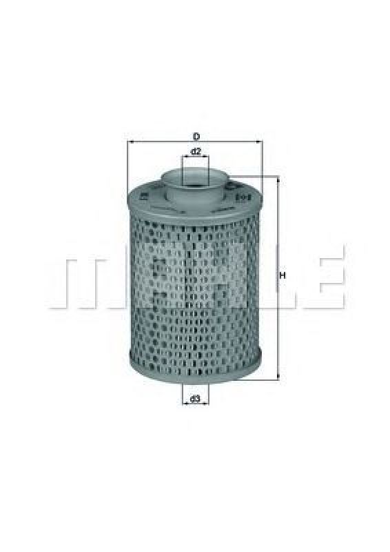 HX 5 KNECHT 70717363 - Hydraulic Filter, automatic transmission IVECO, MAN, DAF
