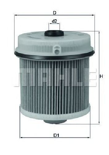 KX 445D KNECHT 72383553 - Fuel filter ISUZU