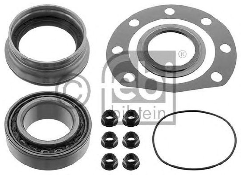 FEBI BILSTEIN 04284 - Wheel Bearing Kit Rear Axle left and right