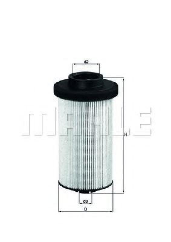 KX 80D KNECHT 79834862 - Fuel filter MERCEDES-BENZ, SETRA, MITSUBISHI