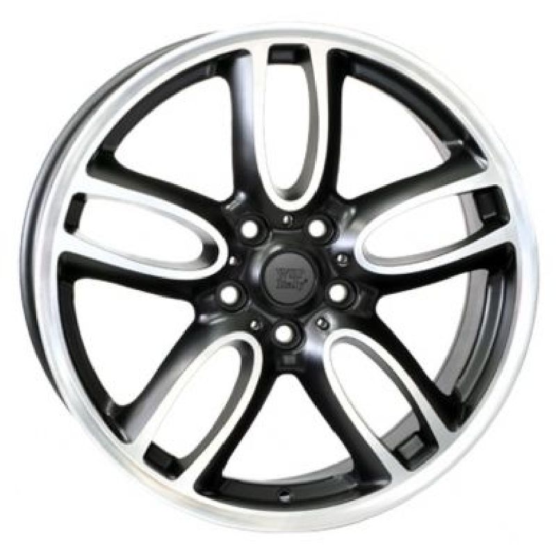 Replica W1654 7.5x19/5x120 D72.6 ET52 DULL BLACK POLISHED
