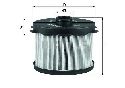 KX 84D KNECHT 79881749 - Fuel filter PEUGEOT, CITROËN