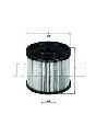 KX 87D KNECHT 78559668 - Fuel filter CITROËN, PEUGEOT