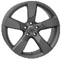 Replica W568 8.5x19/5x112 D66.6 ET43 Black Pol