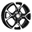 Replica NS532 6.5x16/5x114.3 D66.1 ET40 BKF