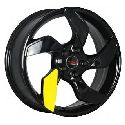 Replica OPL534 7x18/5x105 D56.6 ET38 BK+plastic