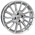 Replica W254 7x17/4x100 D56.6 ET37 Silver