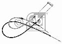 FEBI BILSTEIN 04450 - Cable, parking brake Left Rear | Right Rear