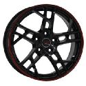 Replica RN524 6.5x16/5x114.3 D66.1 ET50 BKRS