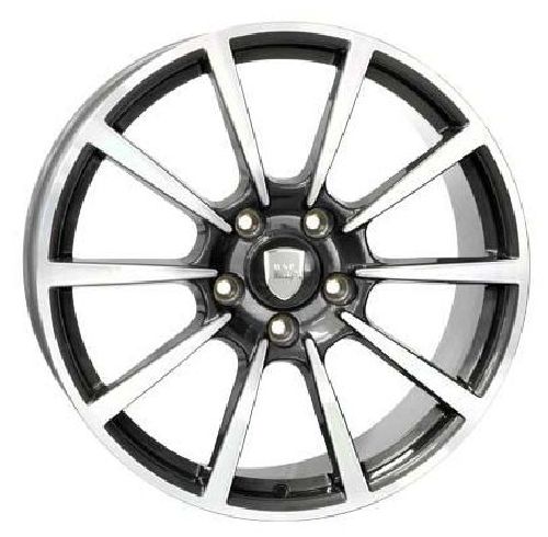 Replica W1055 8.5x20/5x130 D71.6 ET51 Anthracite Polished