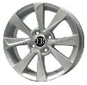 Replica RN753 5.5x15/4x100 D60.1 ET43 Silver
