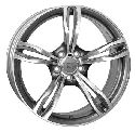 Replica W679 9.5x19/5x120 D72.6 ET39 Anthracite Polished