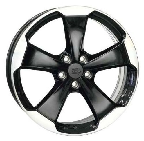 Replica W465 7.5x18/5x112 D57.1 ET51 Black Polished