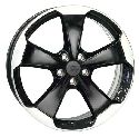 Replica W465 7.5x18/5x112 D57.1 ET51 Black Polished