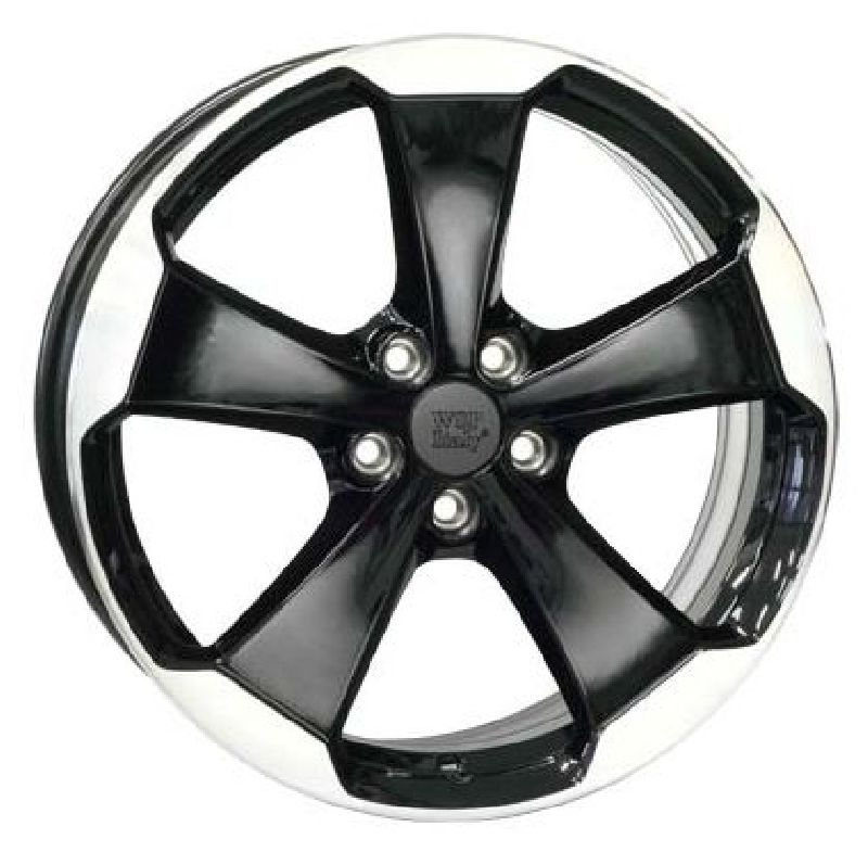 Replica W465 7.5x18/5x112 D57.1 ET51 Black Polished