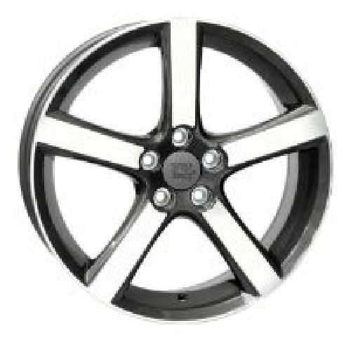 Replica  W1257 7.5x18/5x108 D63.4 ET52 Anthracite polished