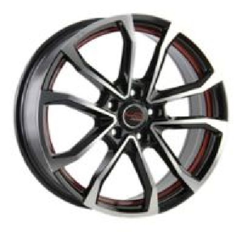 Replica  OPL516 7.5x18/5x115 D70.1 ET41 BKFRS