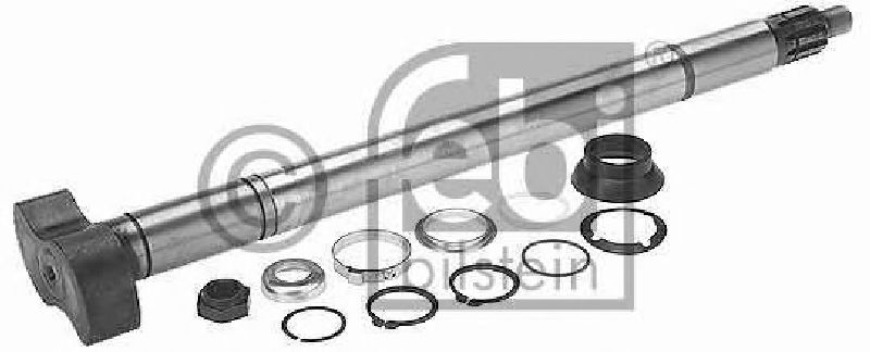 FEBI BILSTEIN 04669 - Brake Shaft, drum brake Left