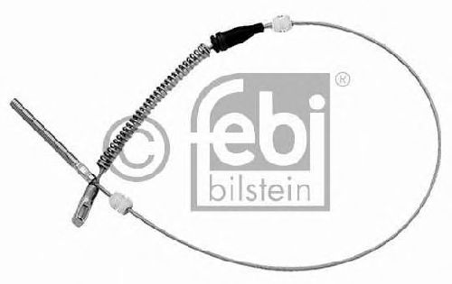 FEBI BILSTEIN 04671 - Cable, parking brake Left Rear