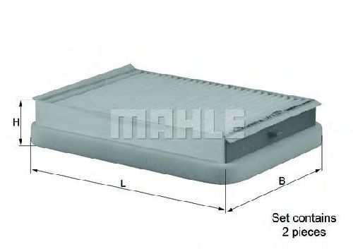 LA 17/S KNECHT 76417190 - Filter, interior air