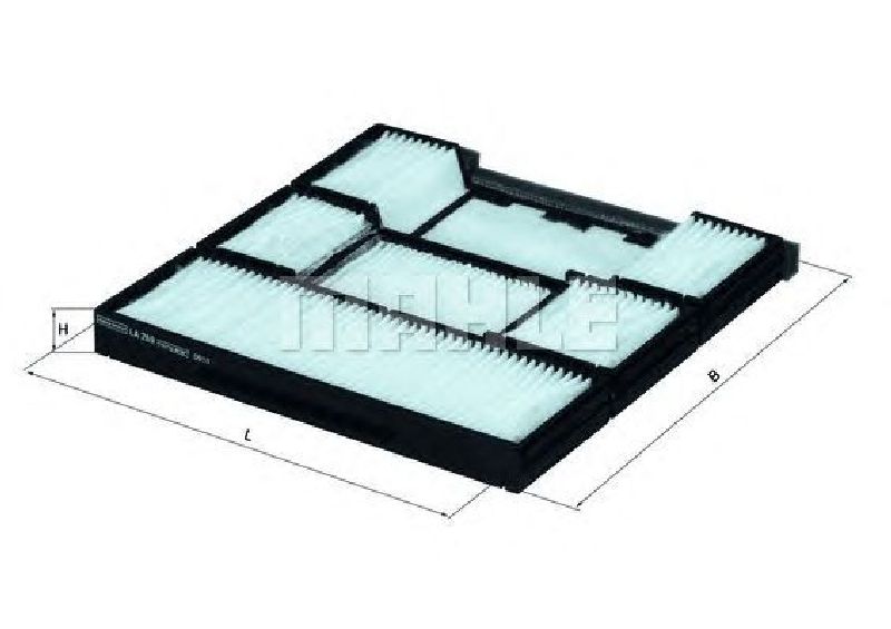 LA 269 KNECHT 76786362 - Filter, interior air