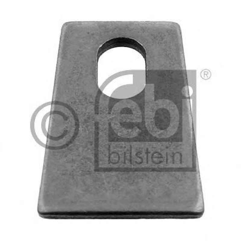 FEBI BILSTEIN 06456 - Retaining Plate, brake shoe pins Rear MAN