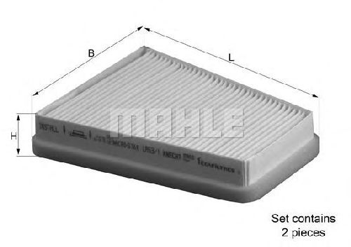 LA 53/S KNECHT 76888143 - Filter, interior air