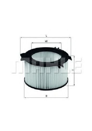 LA 65 KNECHT 76417687 - Filter, interior air