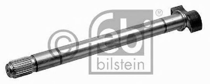 FEBI BILSTEIN 07073 - Brake Shaft, drum brake Rear Axle Left | Front Axle Left MAN, MERCEDES-BENZ