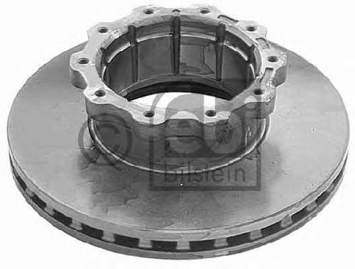 FEBI BILSTEIN 07388 - Brake Disc Front Axle | Rear Axle MERCEDES-BENZ