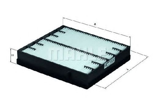 LA 98 KNECHT 76889190 - Filter, interior air