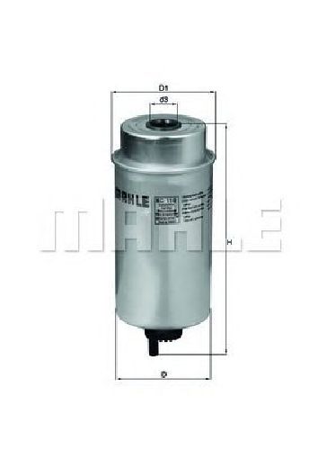 KC 116 KNECHT 78556102 - Fuel filter FORD, LTI