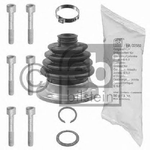 FEBI BILSTEIN 08303 - Bellow Set, drive shaft Rear Axle | Wheel Side | Transmission End