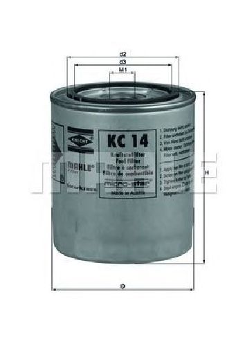 KC 14 KNECHT 77447469 - Fuel filter